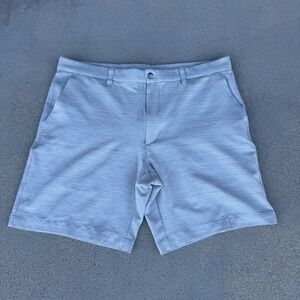 Callaway‎ Men Flex 10" Performance Golf Shorts Light Grey Textured Size 38